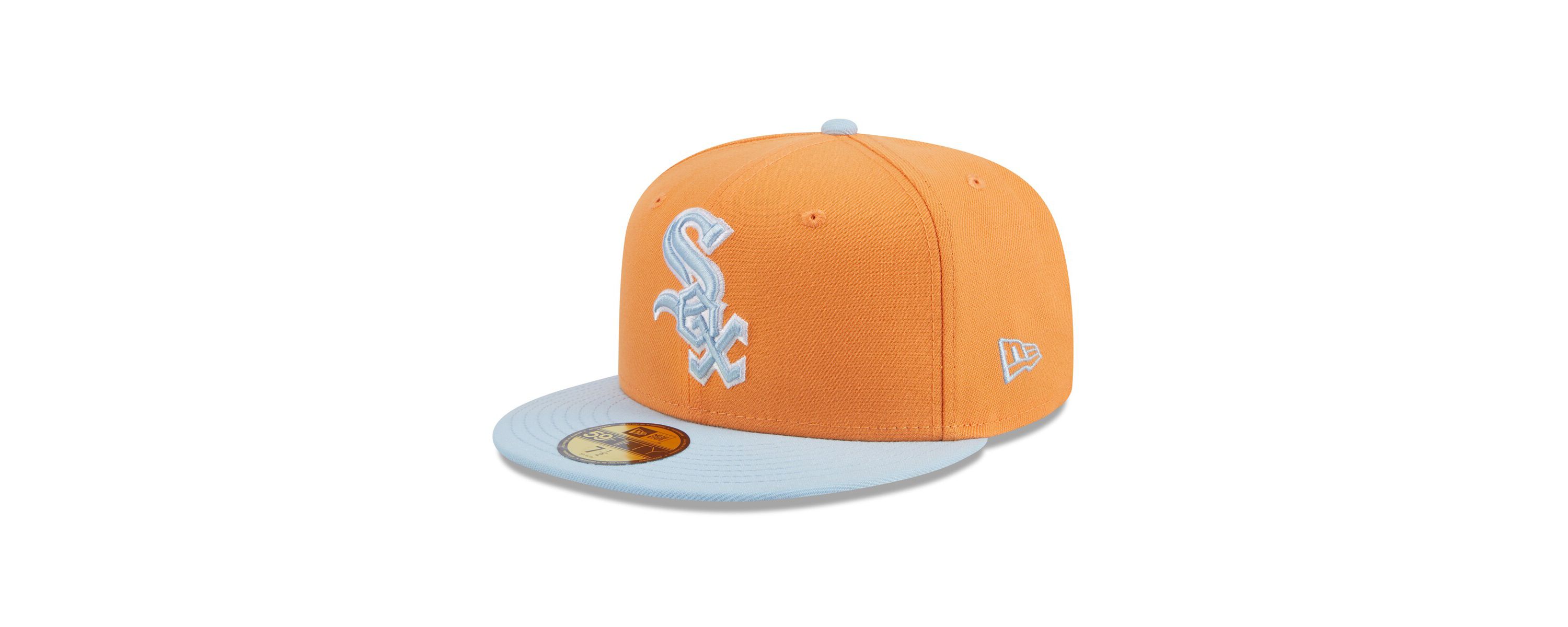 Chicago White Sox MLB Orange/Light Chicago Sox Spring Color Basic Two-Tone 59FIFTY Fitted Hat