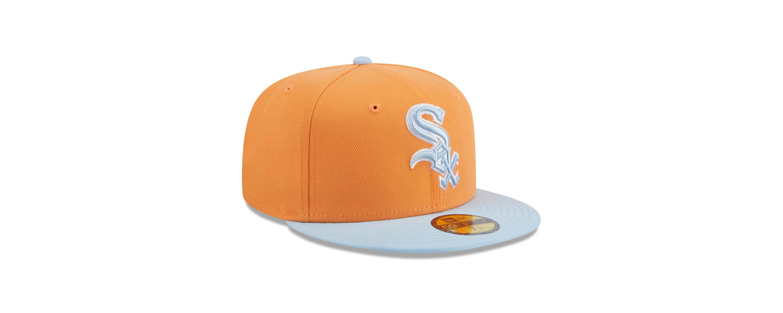 Chicago White Sox MLB Orange/Light Chicago Sox Spring Color Basic Two-Tone 59FIFTY Fitted Hat