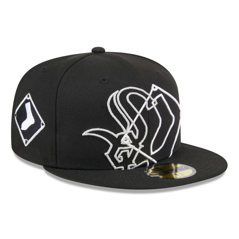Chicago White Sox MLB Chicago Sox Game Day Overlap 59FIFTY Fitted Hat