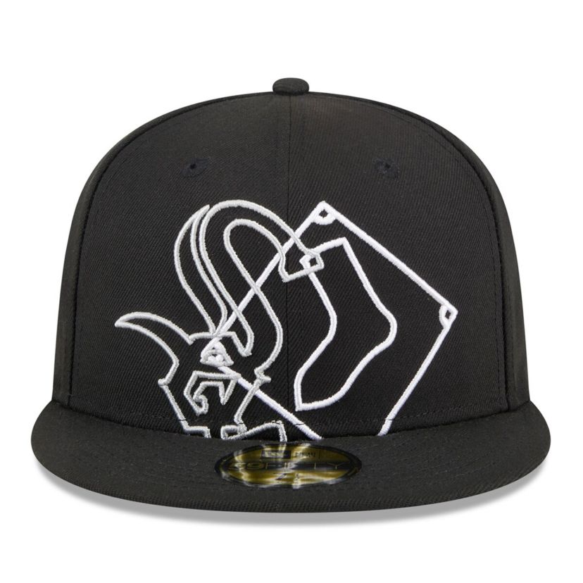 Chicago White Sox MLB Chicago Sox Game Day Overlap 59FIFTY Fitted Hat