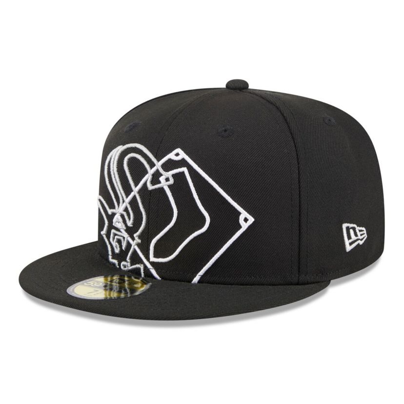 Chicago White Sox MLB Chicago Sox Game Day Overlap 59FIFTY Fitted Hat