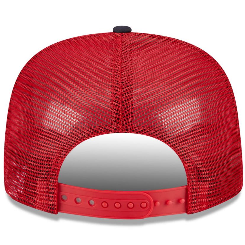 MLB White/Red St. Louis Cardinals Team Foam Front A-Frame Trucker 9FIFTY Snapback Hat