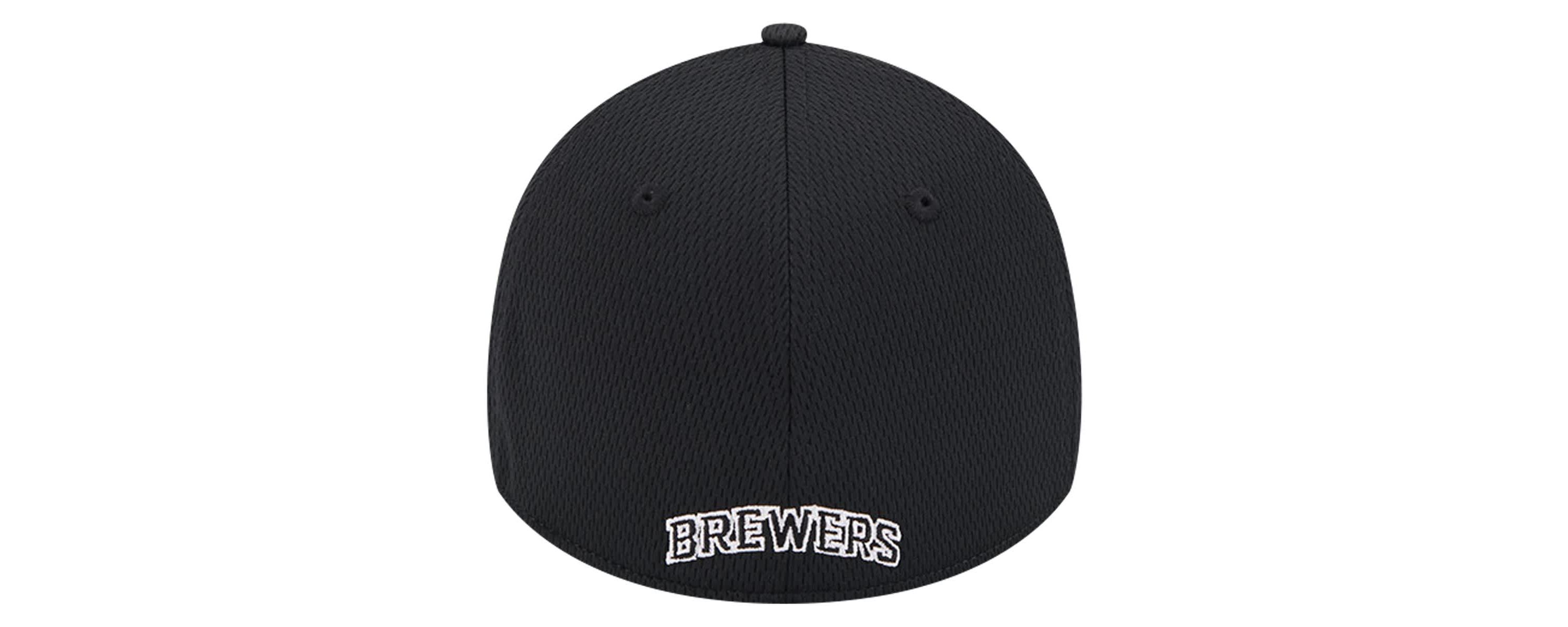MLB Milwaukee Brewers Active Dash Mark 39THIRTY Flex Hat
