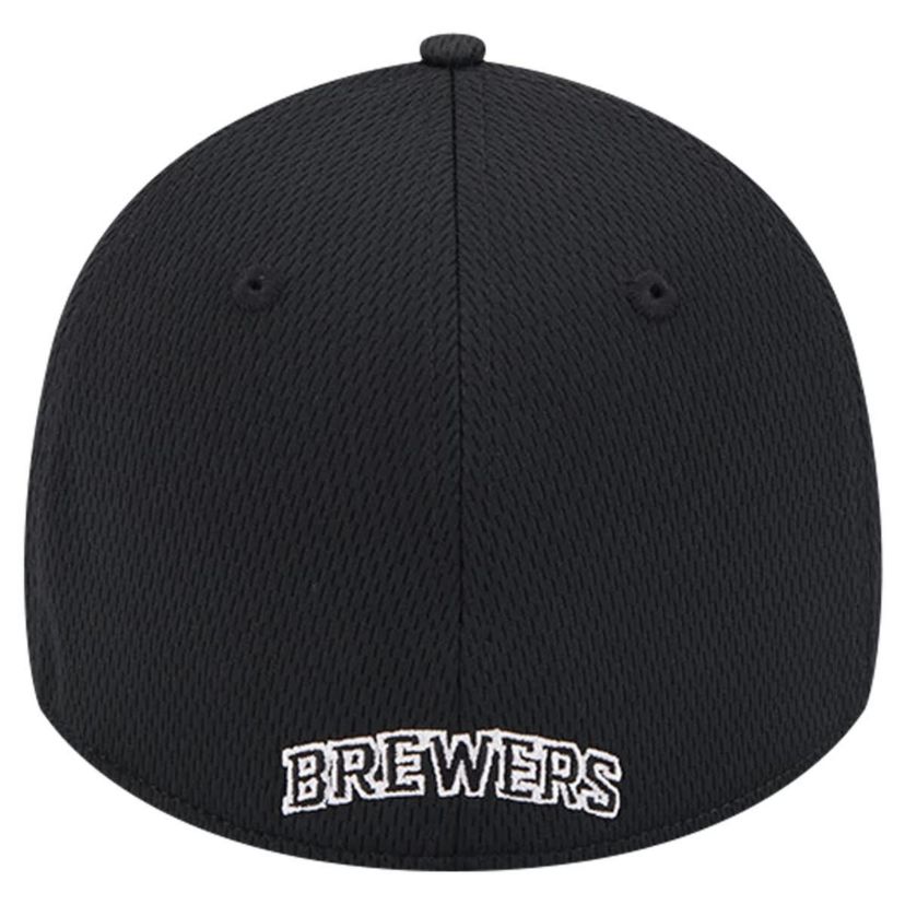 MLB Milwaukee Brewers Active Dash Mark 39THIRTY Flex Hat