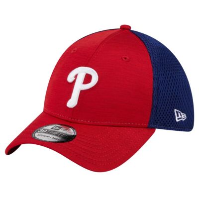 New Era Men's MLB Philadelphia Phillies Neo 39THIRTY Flex Hat, Red, Medium