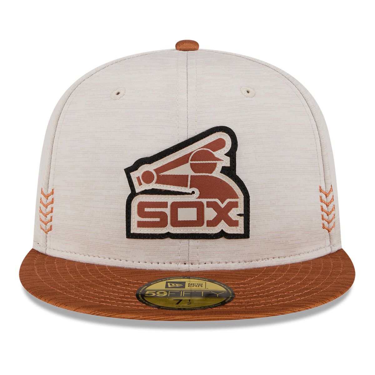 Chicago White Sox MLB Stone/Brown Chicago Sox 2024 Clubhouse 59FIFTY Fitted Hat