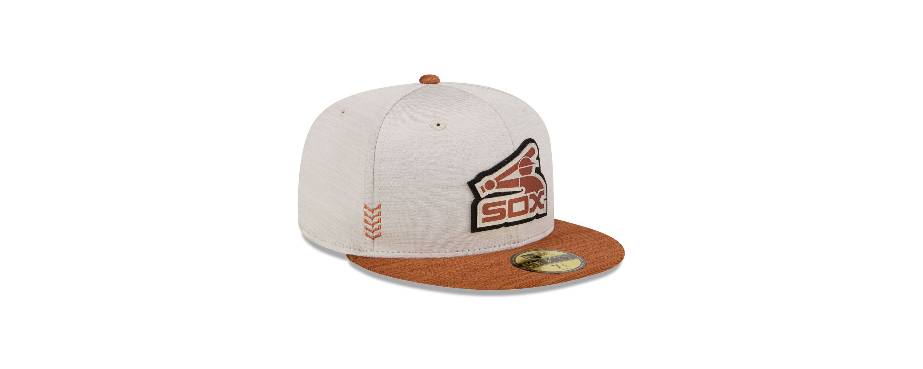 Chicago White Sox MLB Stone/Brown Chicago Sox 2024 Clubhouse 59FIFTY Fitted Hat