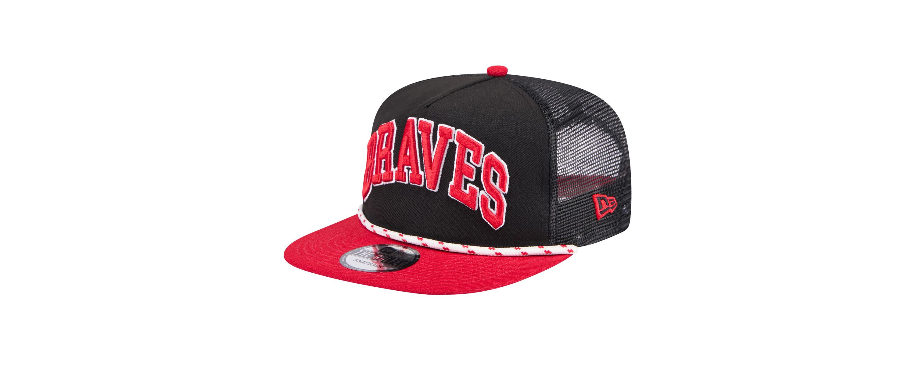 MLB Atlanta Braves Throwback Meshback Golfer Hat