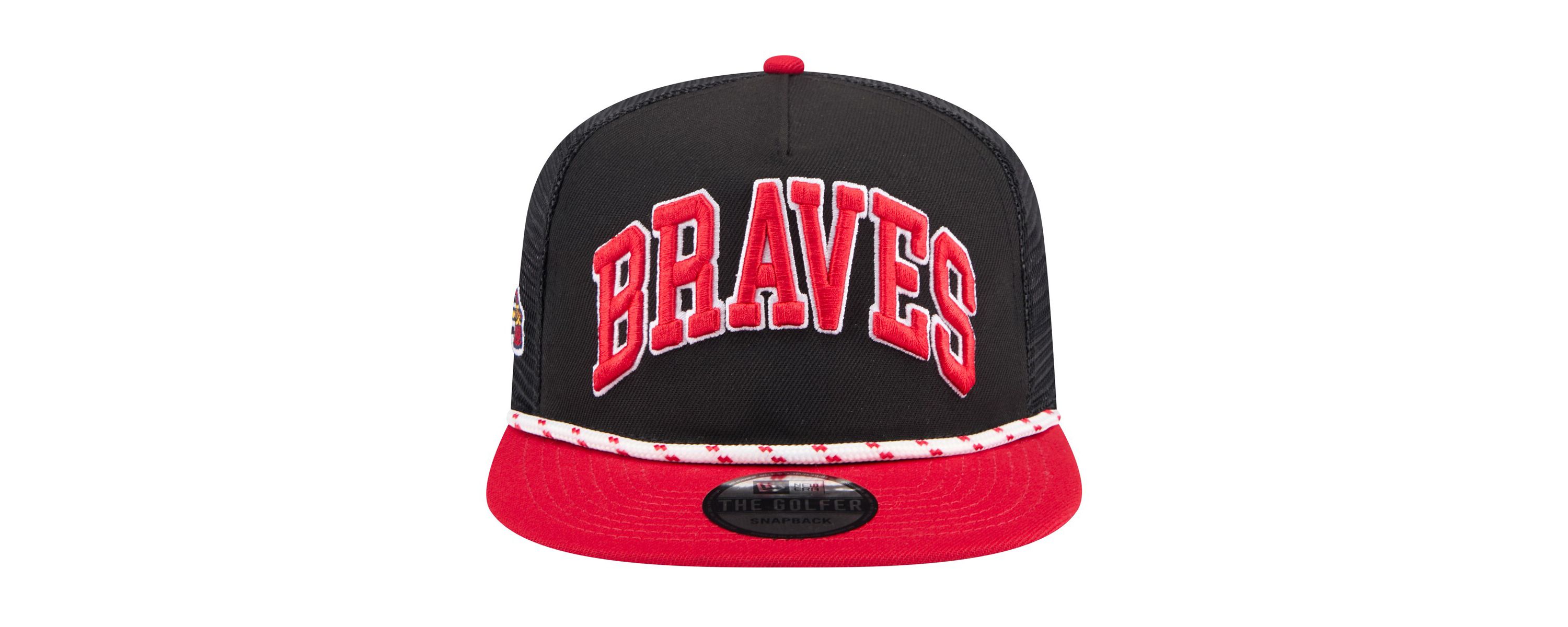 MLB Atlanta Braves Throwback Meshback Golfer Hat