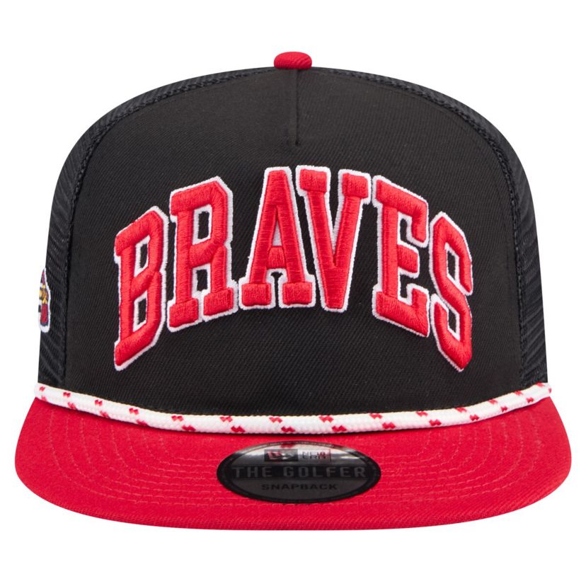 MLB Atlanta Braves Throwback Meshback Golfer Hat