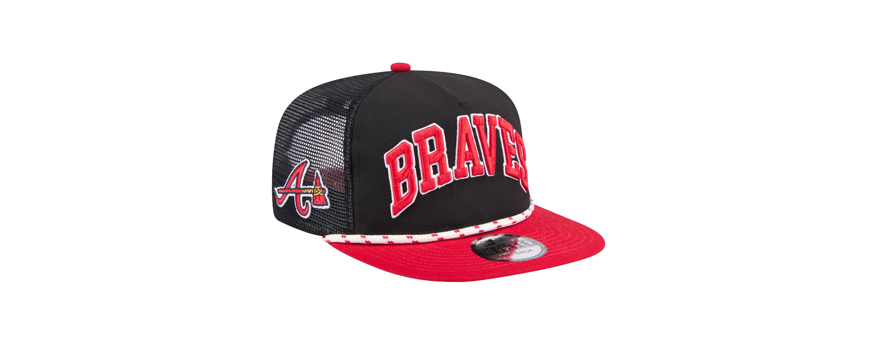 MLB Atlanta Braves Throwback Meshback Golfer Hat