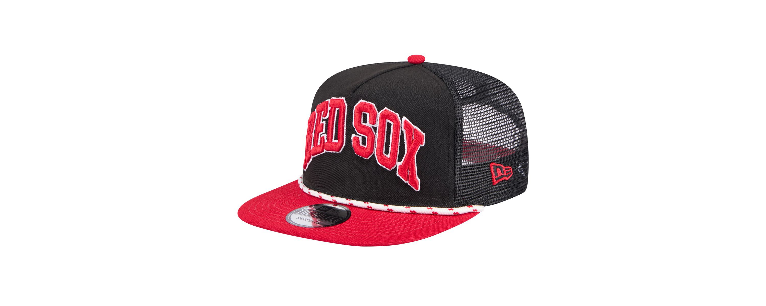 Boston Red Sox MLB Boston Sox Throwback Meshback Golfer Hat