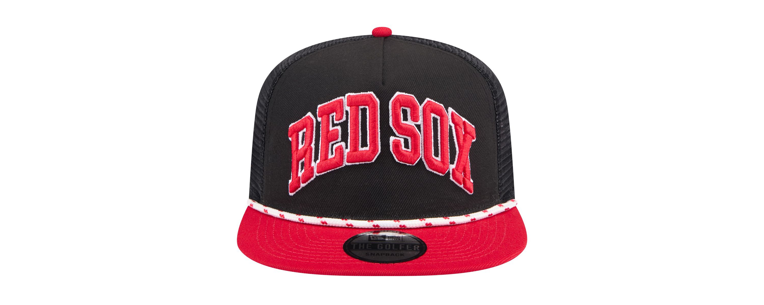 Boston Red Sox MLB Boston Sox Throwback Meshback Golfer Hat