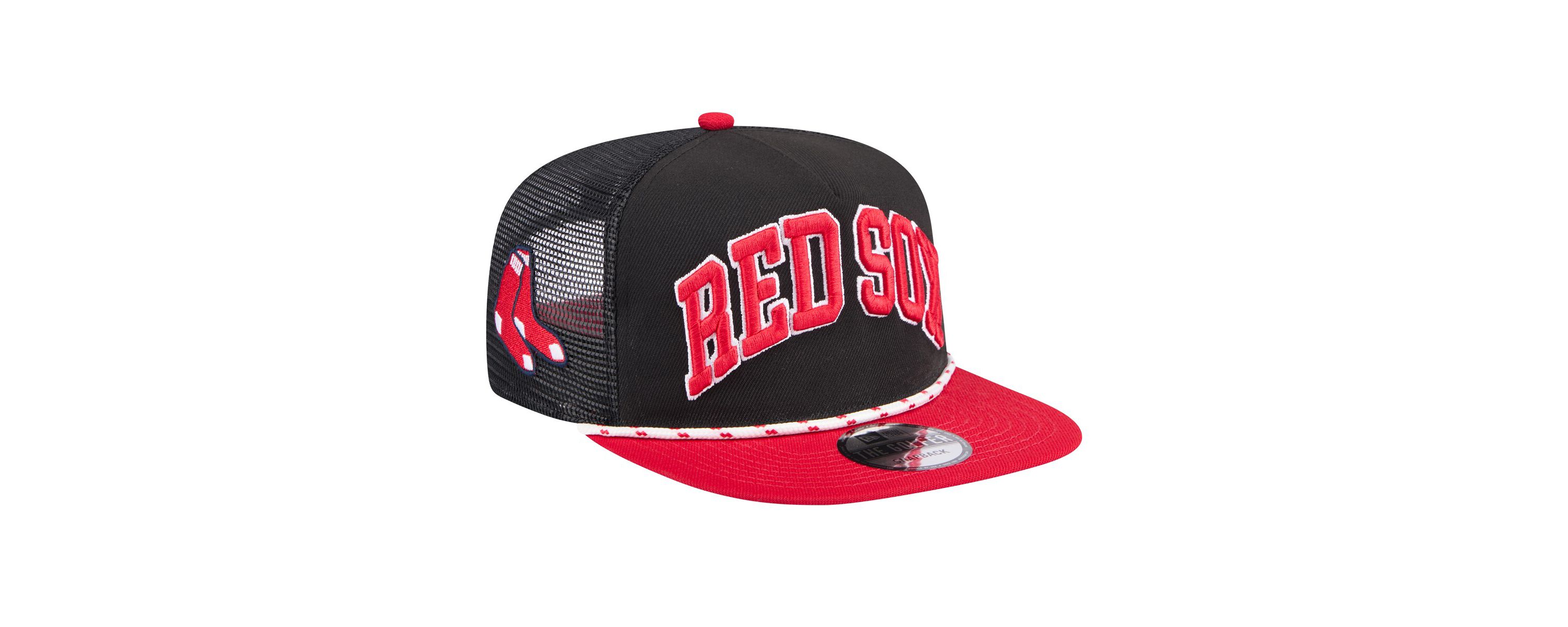 Boston Red Sox MLB Boston Sox Throwback Meshback Golfer Hat
