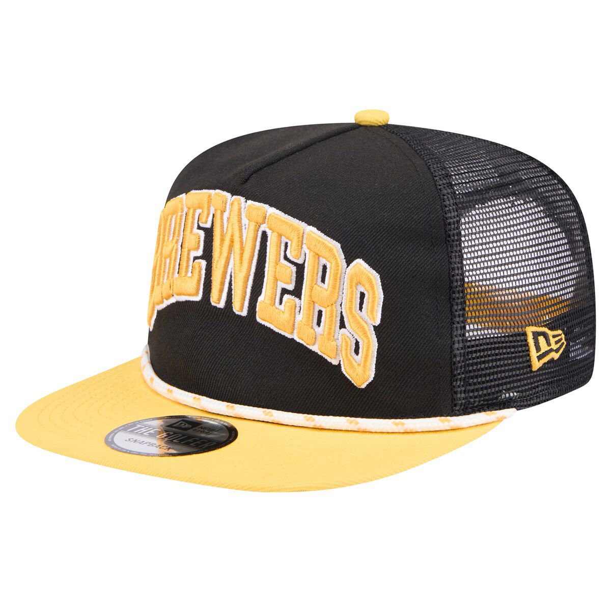 MLB Milwaukee Brewers Throwback Meshback Golfer Hat
