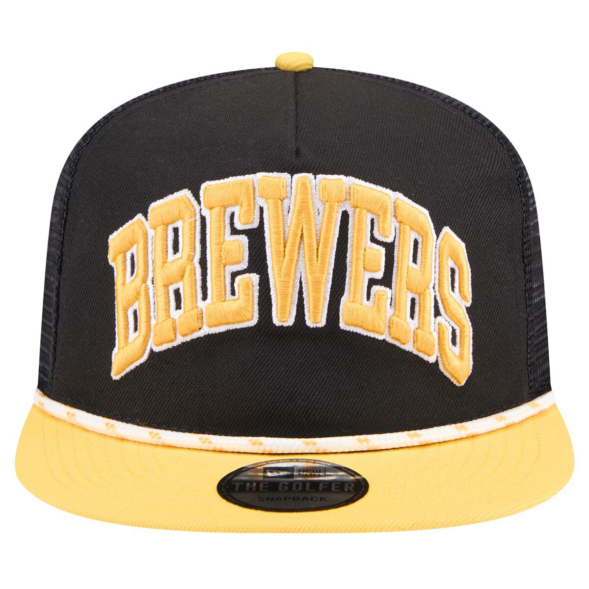 MLB Milwaukee Brewers Throwback Meshback Golfer Hat