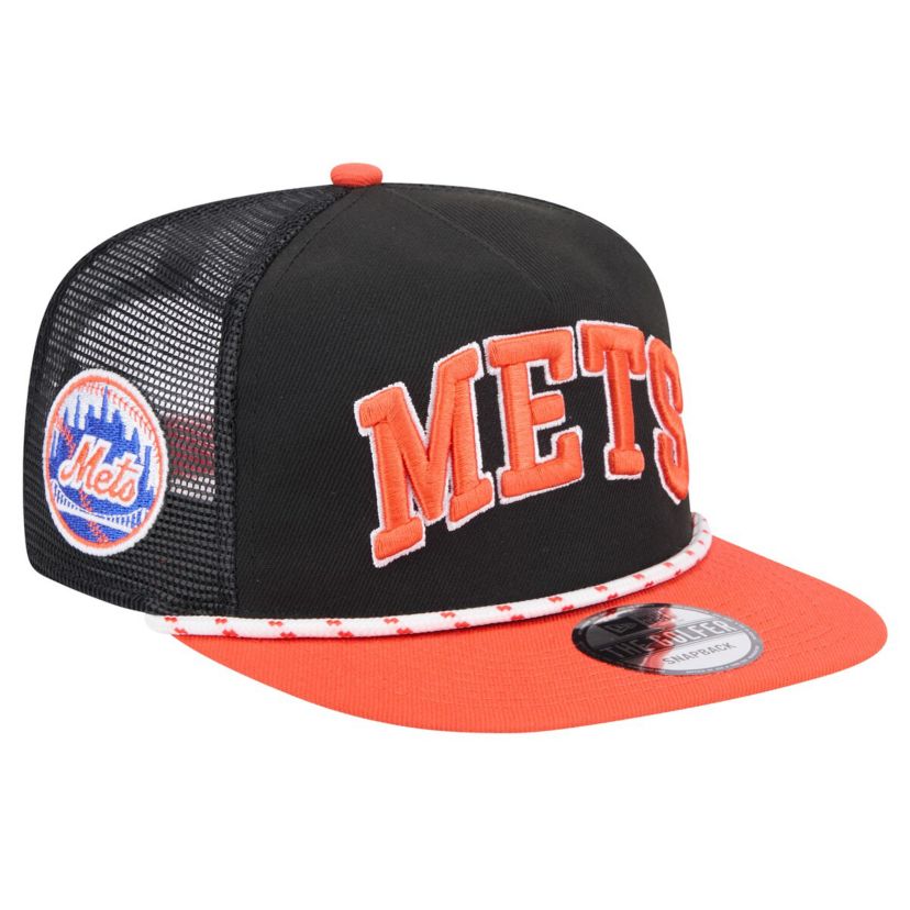 MLB New York Mets Throwback Meshback Golfer Hat