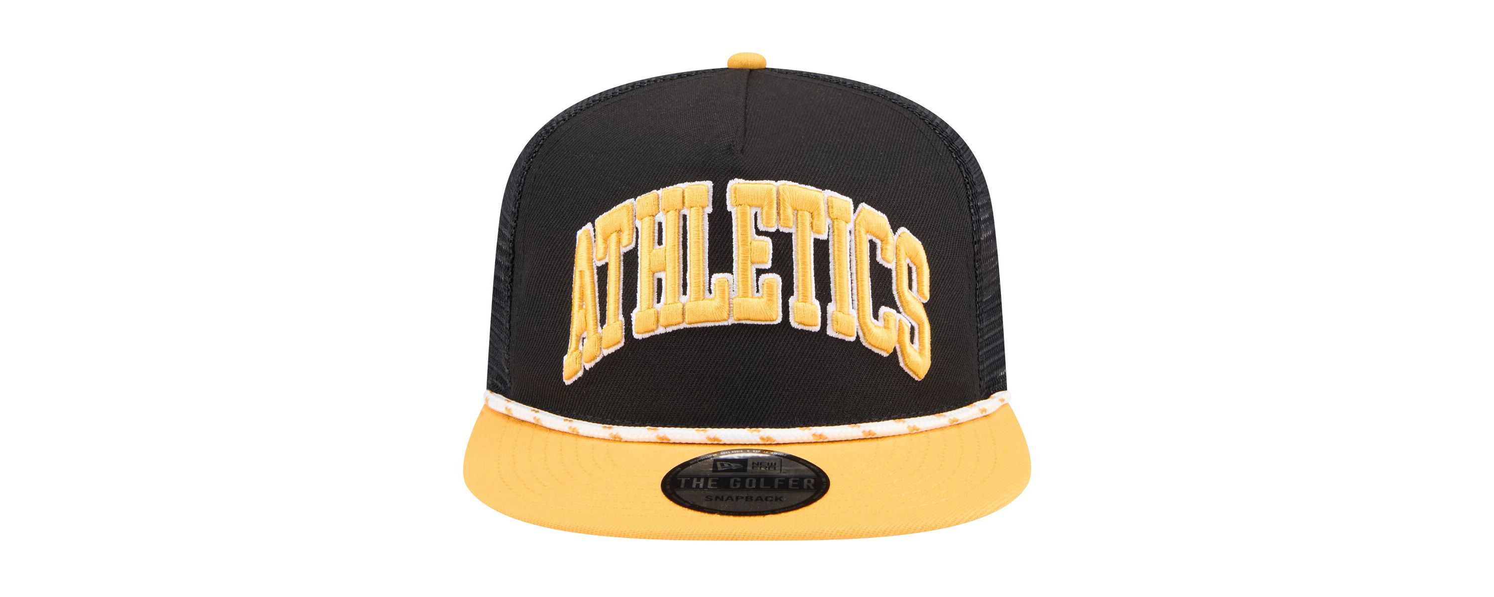 Oakland Athletics MLB Athletics Throwback Meshback Golfer Hat
