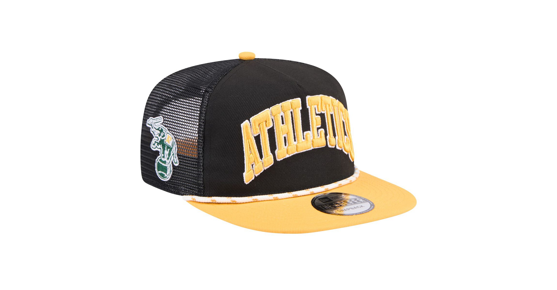 Oakland Athletics MLB Athletics Throwback Meshback Golfer Hat