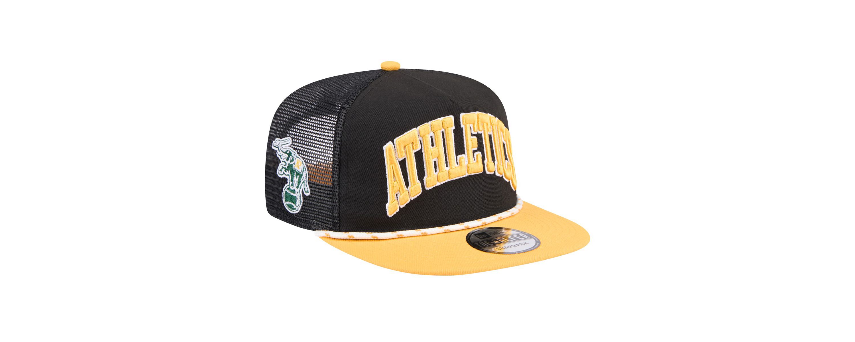Oakland Athletics MLB Athletics Throwback Meshback Golfer Hat