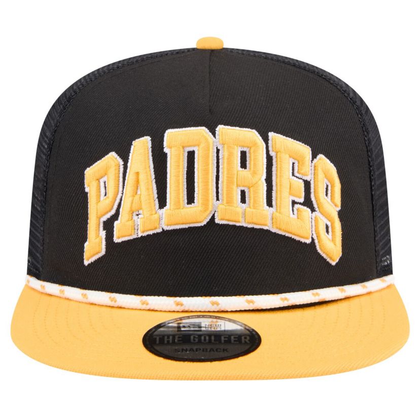 MLB San Diego Padres Throwback Meshback Golfer Hat