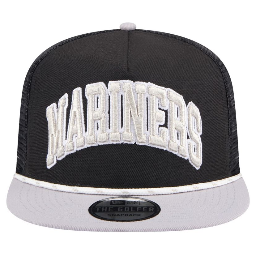 MLB Seattle Mariners Throwback Meshback Golfer Hat