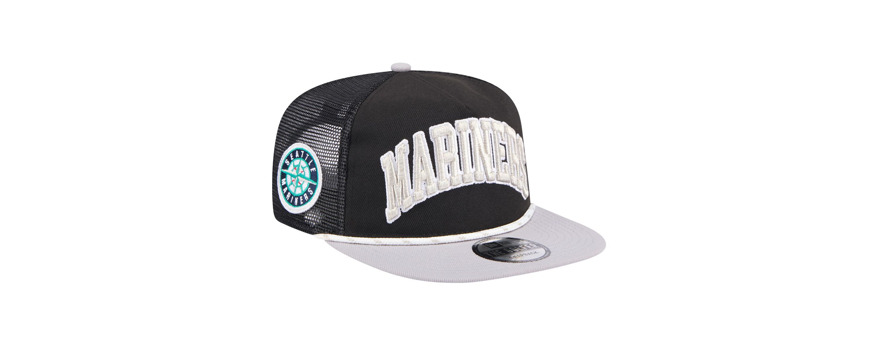 MLB Seattle Mariners Throwback Meshback Golfer Hat