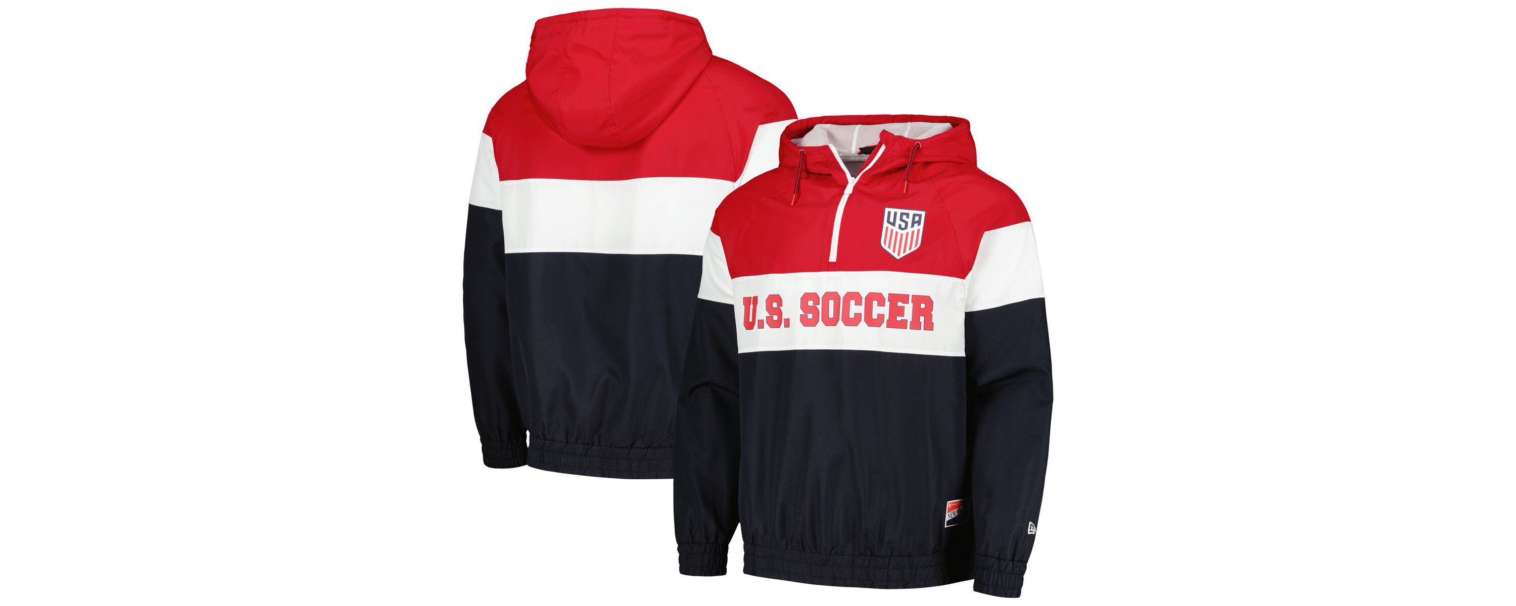 Olympics 5th & Ocean by USMNT Throwback Quarter-Zip Windbreaker Jacket