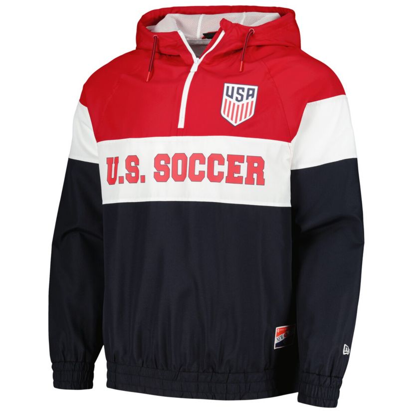 Olympics 5th & Ocean by USMNT Throwback Quarter-Zip Windbreaker Jacket