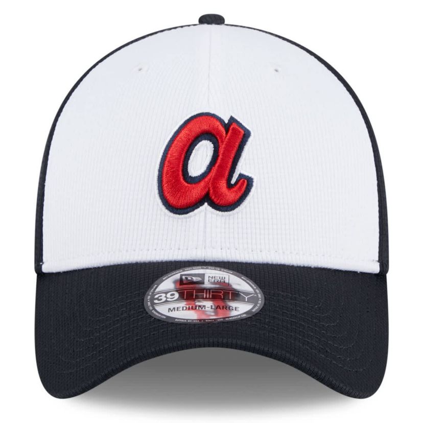 MLB Atlanta Braves 2025 Batting Practice 39THIRTY Flex Hat
