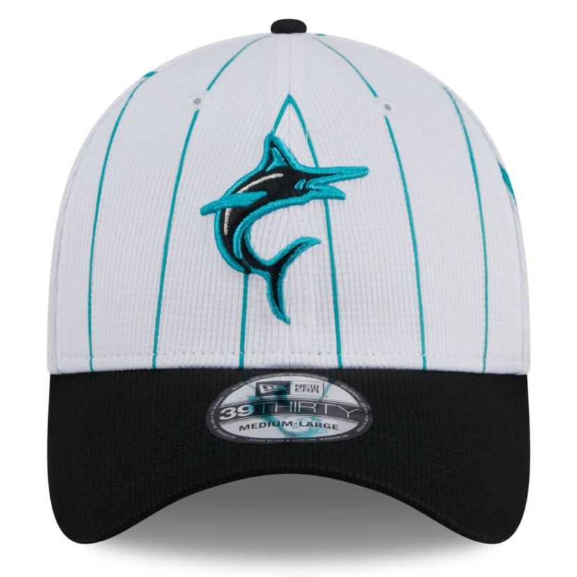 MLB Miami Marlins 2025 Batting Practice 39THIRTY Flex Hat