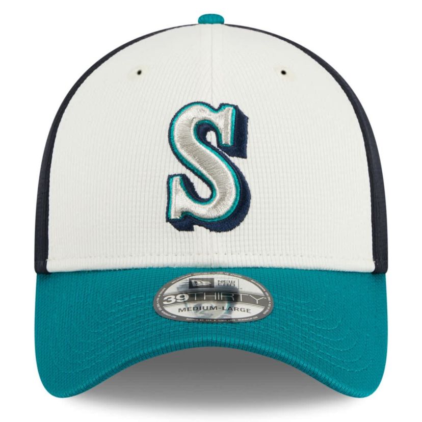 MLB Seattle Mariners 2025 Batting Practice 39THIRTY Flex Hat