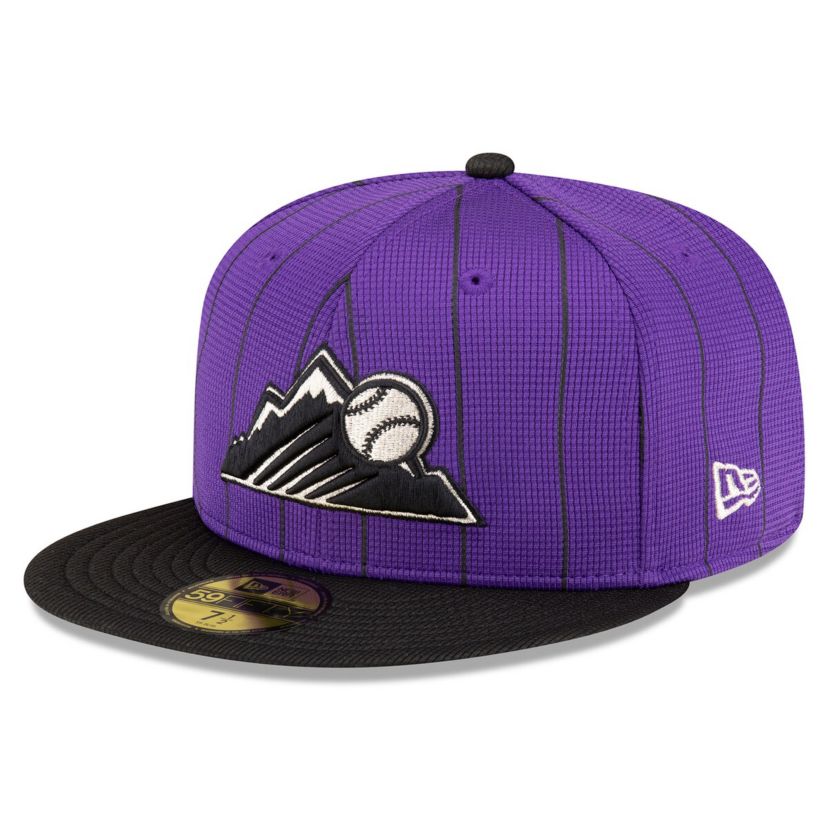 MLB Colorado Rockies 2025 Batting Practice 59FIFTY Fitted Hat