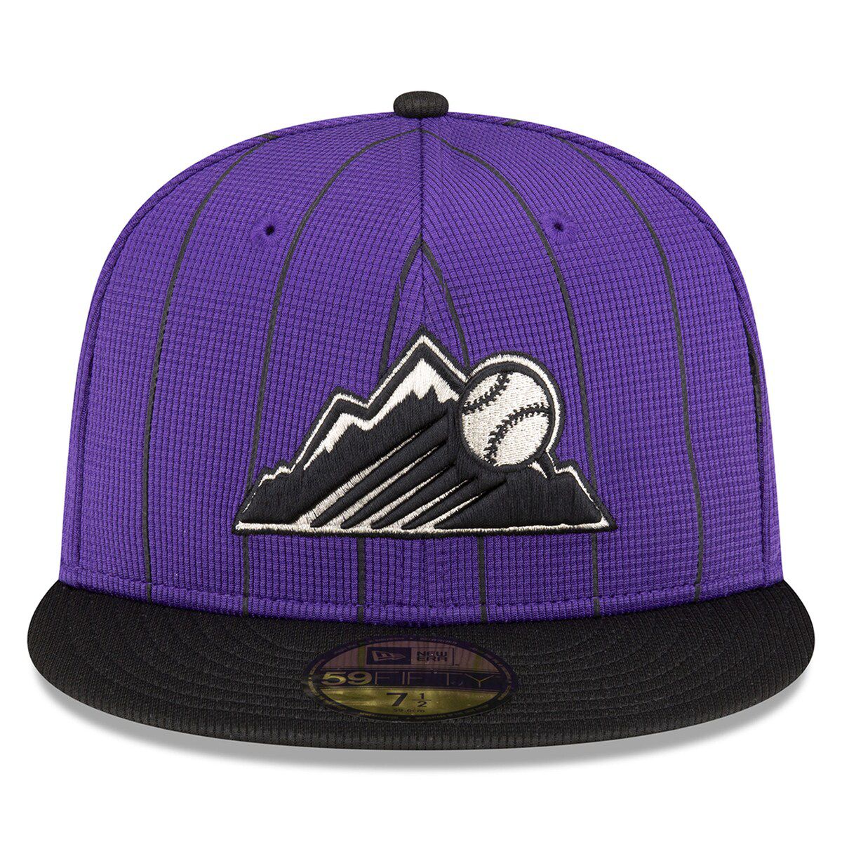 MLB Colorado Rockies 2025 Batting Practice 59FIFTY Fitted Hat