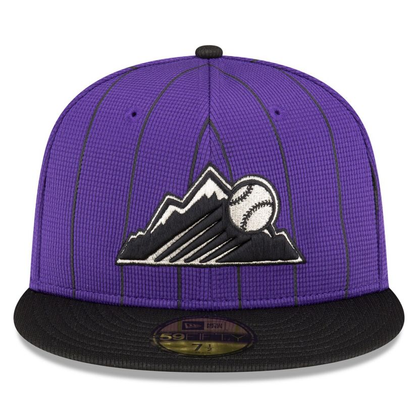 MLB Colorado Rockies 2025 Batting Practice 59FIFTY Fitted Hat
