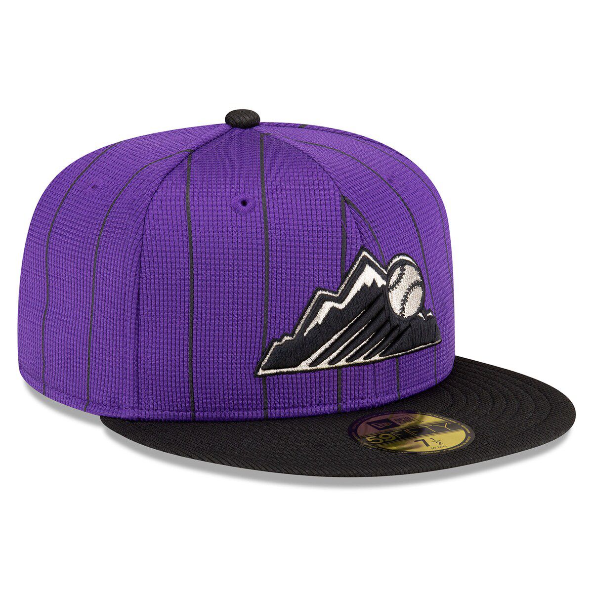 MLB Colorado Rockies 2025 Batting Practice 59FIFTY Fitted Hat