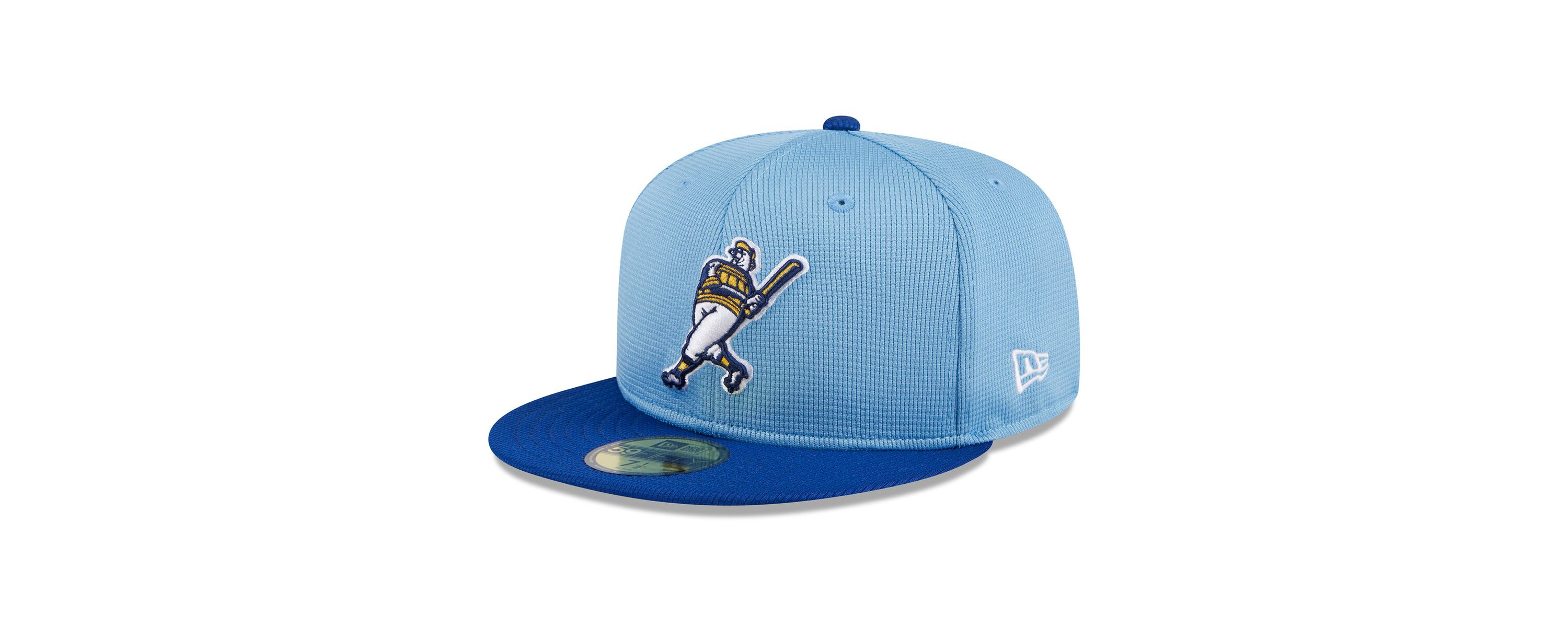 MLB Light Milwaukee Brewers 2025 Batting Practice 59FIFTY Fitted Hat