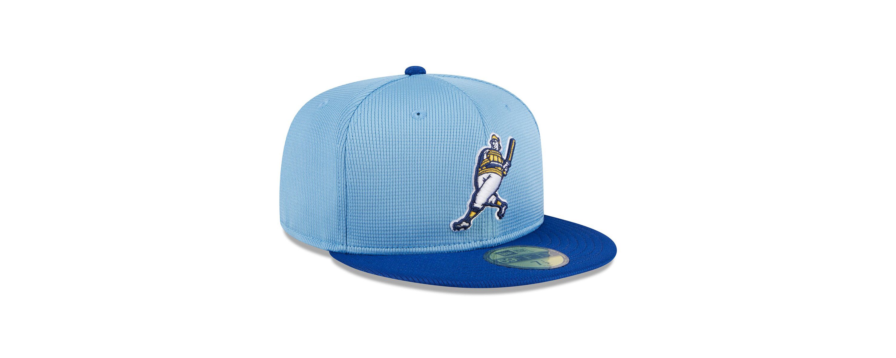 MLB Light Milwaukee Brewers 2025 Batting Practice 59FIFTY Fitted Hat
