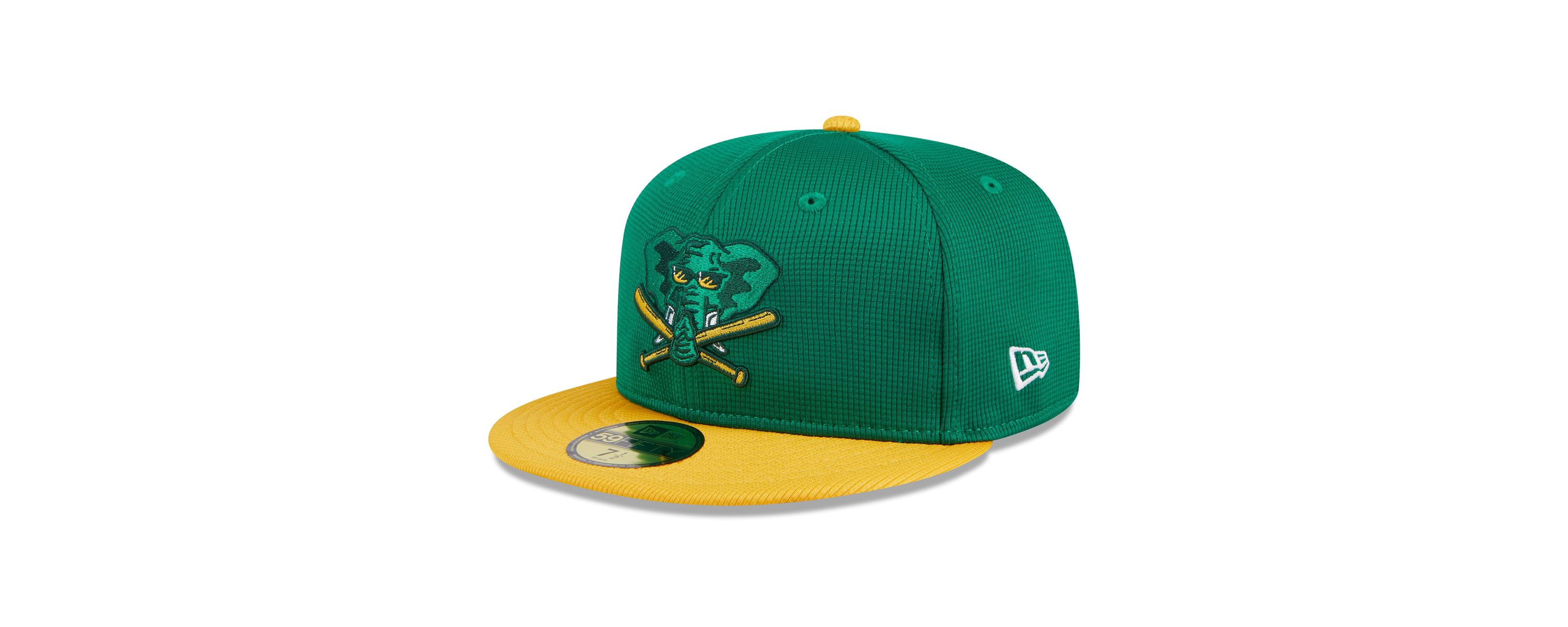 Oakland Athletics MLB Kelly Athletics 2025 Batting Practice 59FIFTY Fitted Hat
