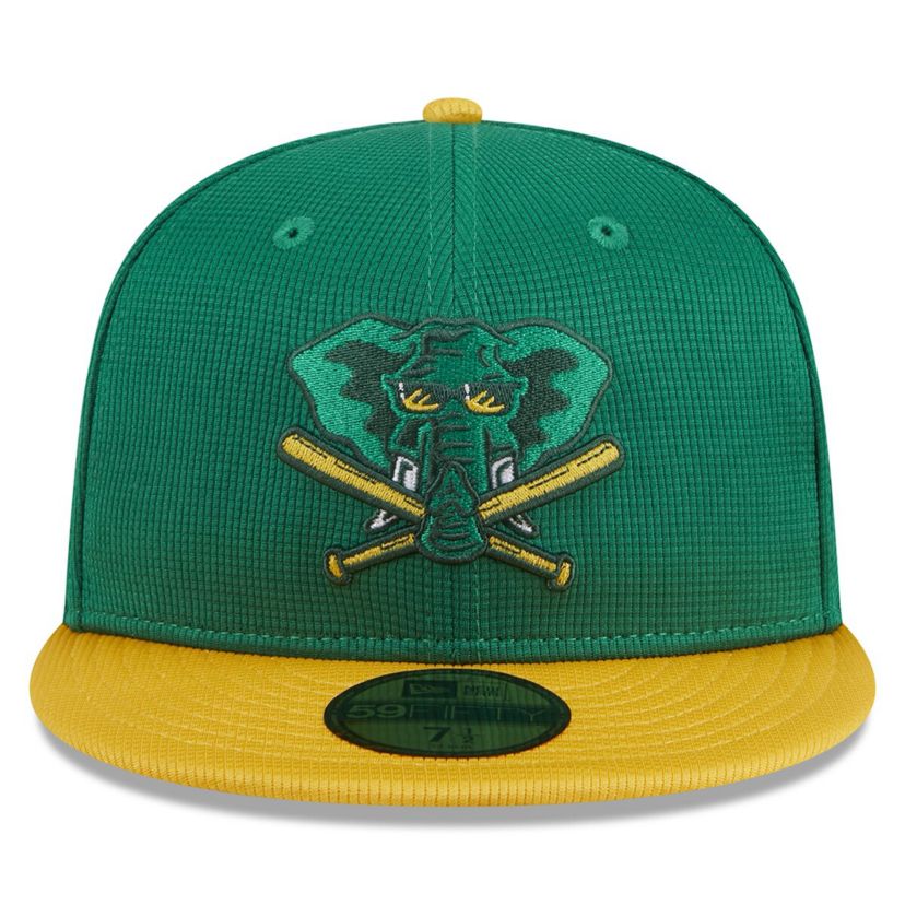 Oakland Athletics MLB Kelly Athletics 2025 Batting Practice 59FIFTY Fitted Hat