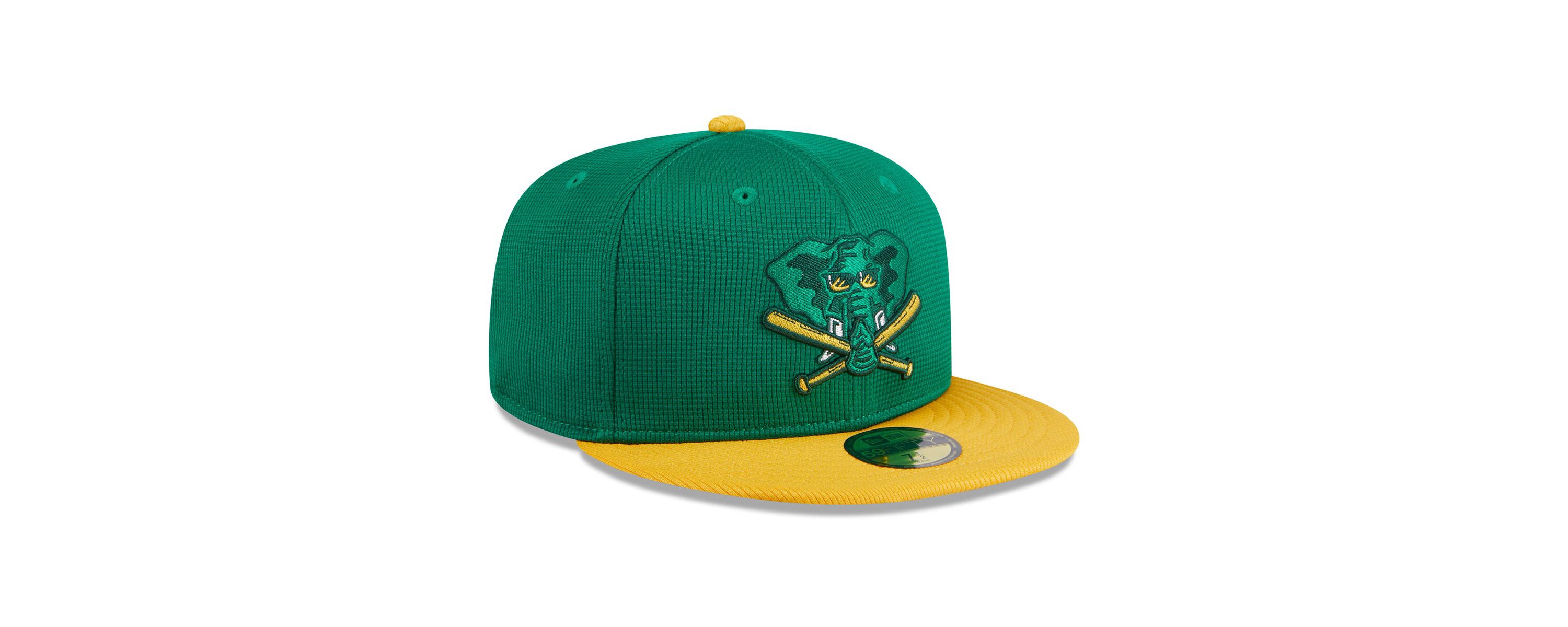 Oakland Athletics MLB Kelly Athletics 2025 Batting Practice 59FIFTY Fitted Hat