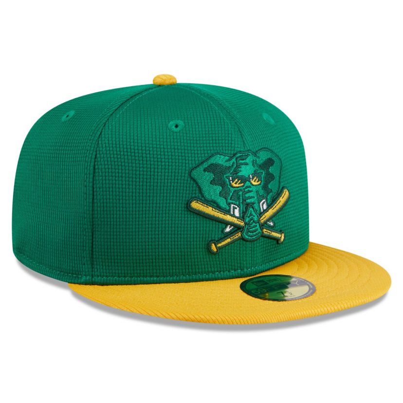 Oakland Athletics MLB Kelly Athletics 2025 Batting Practice 59FIFTY Fitted Hat