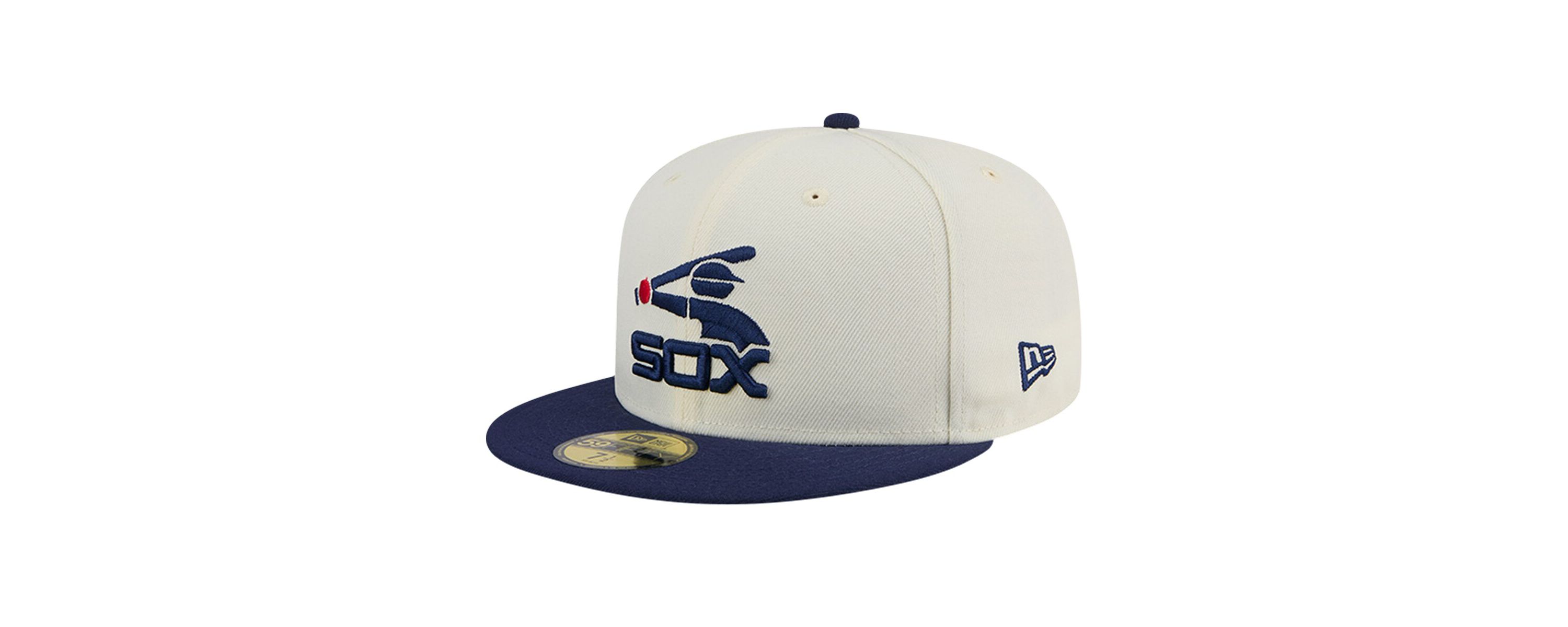 Chicago White Sox MLB Chicago Sox Cooperstown Collection Chrome 59FIFTY Fitted Hat
