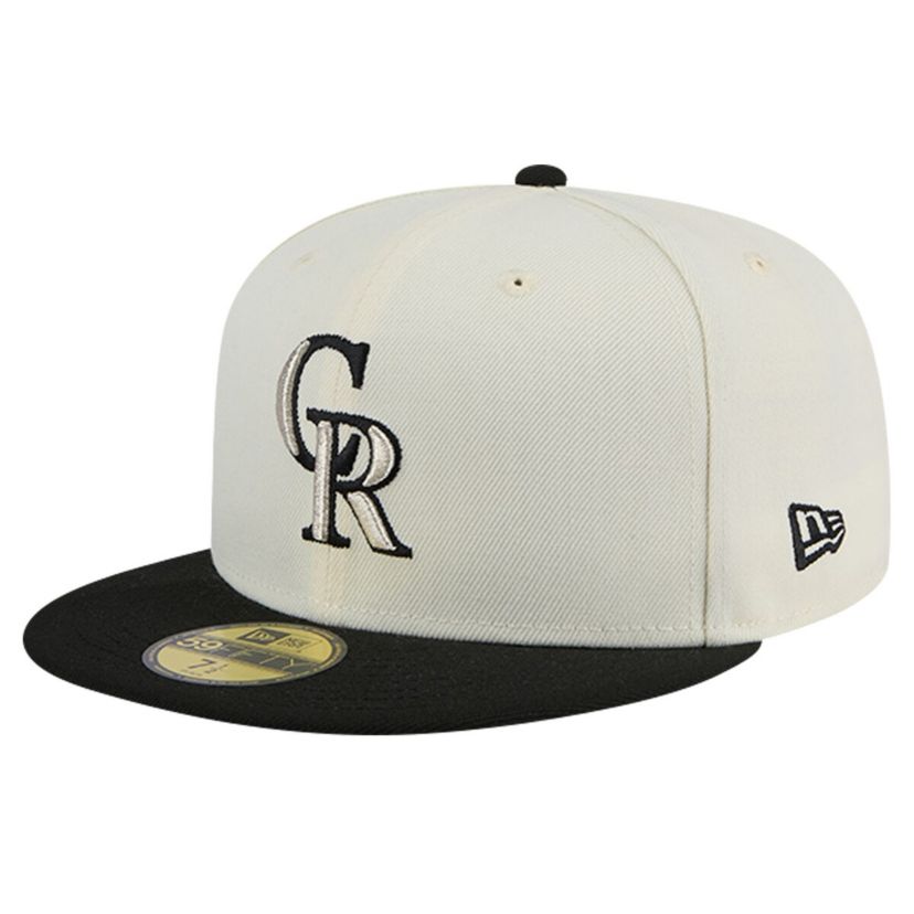 MLB Colorado Rockies Chrome 59FIFTY Fitted Hat