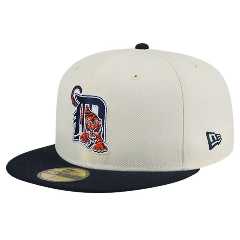 MLB Detroit Tigers Cooperstown Collection Chrome 59FIFTY Fitted Hat