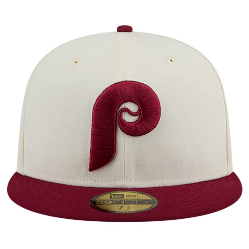 MLB Philadelphia Phillies Cooperstown Collection Chrome 59FIFTY Fitted Hat
