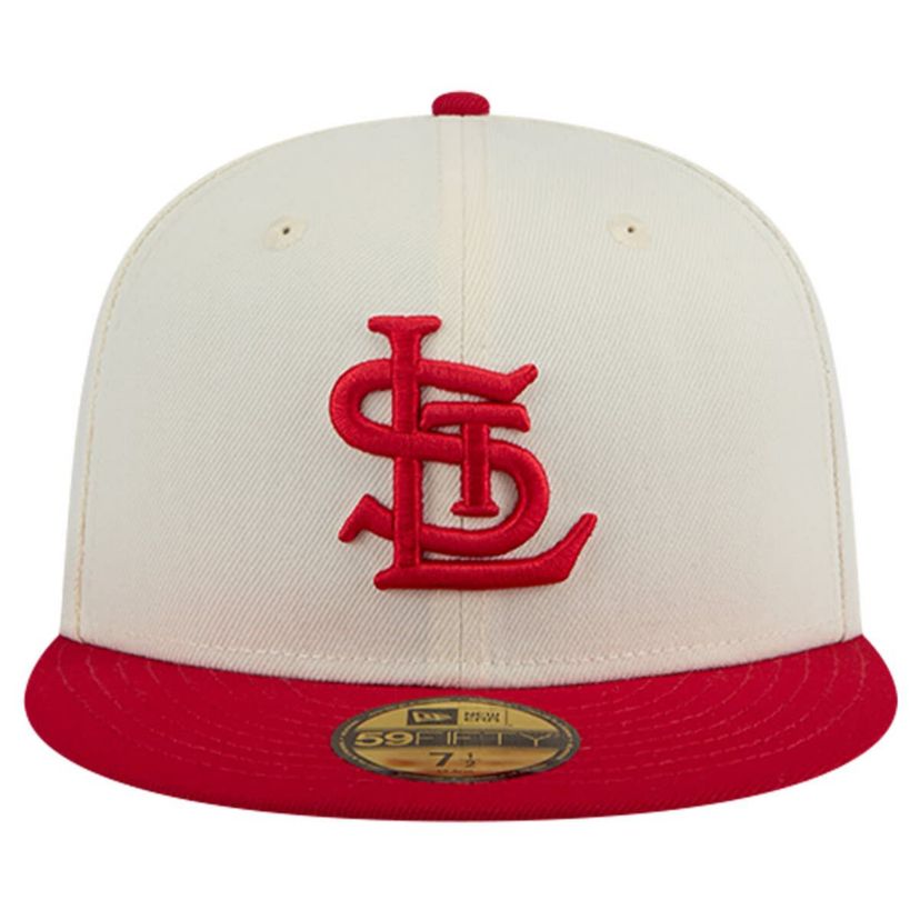 MLB St. Louis Cardinals Cooperstown Collection Chrome 59FIFTY Fitted Hat
