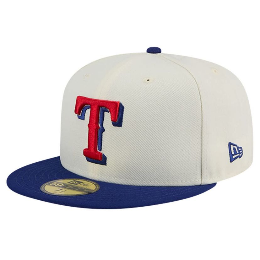 MLB Texas Rangers Chrome 59FIFTY Fitted Hat