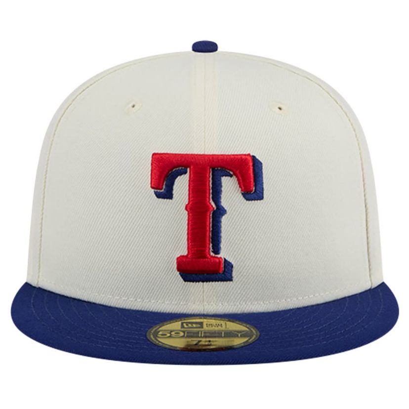 MLB Texas Rangers Chrome 59FIFTY Fitted Hat