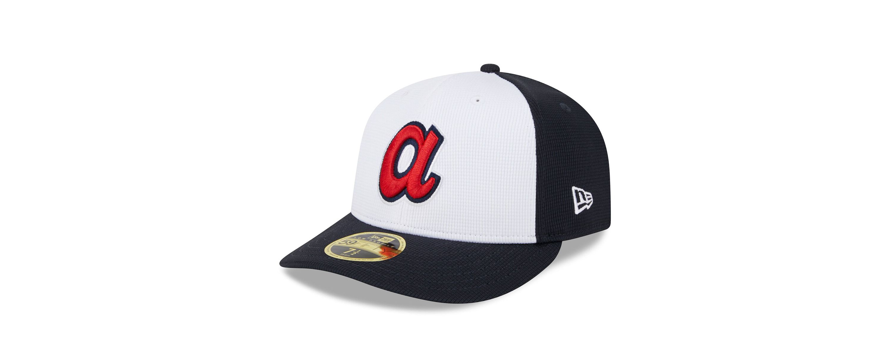 MLB Atlanta Braves 2025 Batting Practice Low 59FIFTY Fitted Hat
